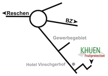 Anfahrtsskizze Lager Vinschgau